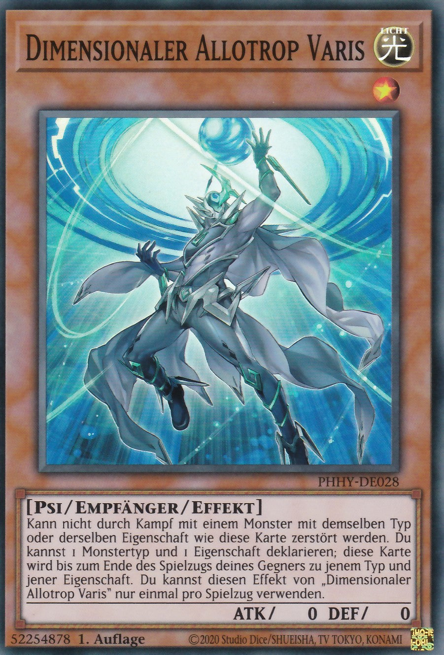Dimensionaler Allotrop Varis - PHHY-DE028 - Super Rare - Deutsch - 1. Auflage - Photon Hypernova