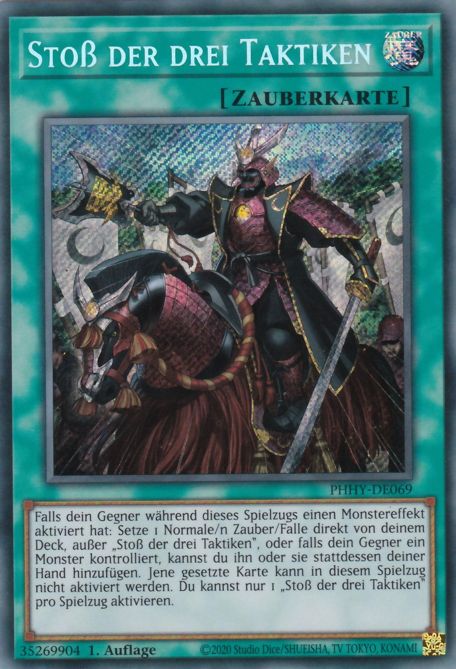 Stoß der drei Taktiken - PHHY-DE069 - Secret Rare - Deutsch - 1. Auflage - Photon Hypernova