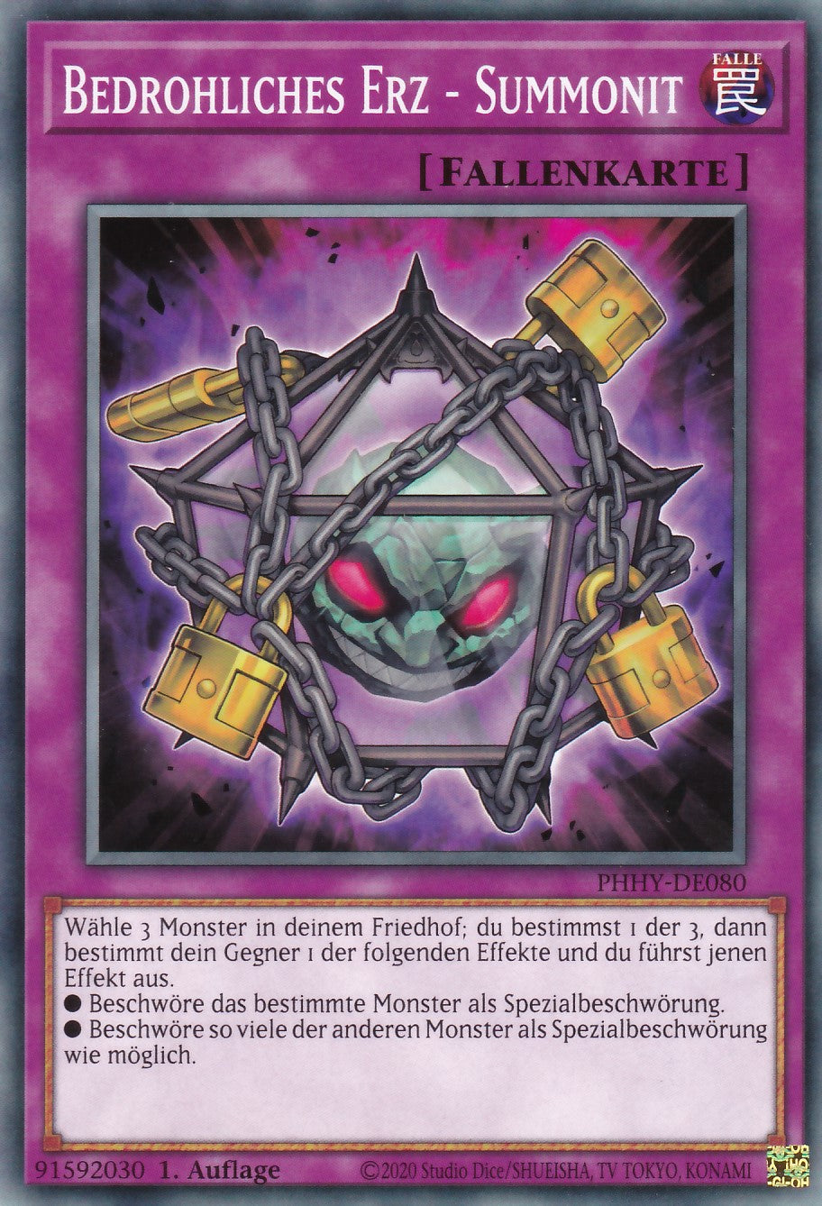 Bedrohliches Erz - Summonit - PHHY-DE080 - Common - Deutsch - 1. Auflage - Photon Hypernova