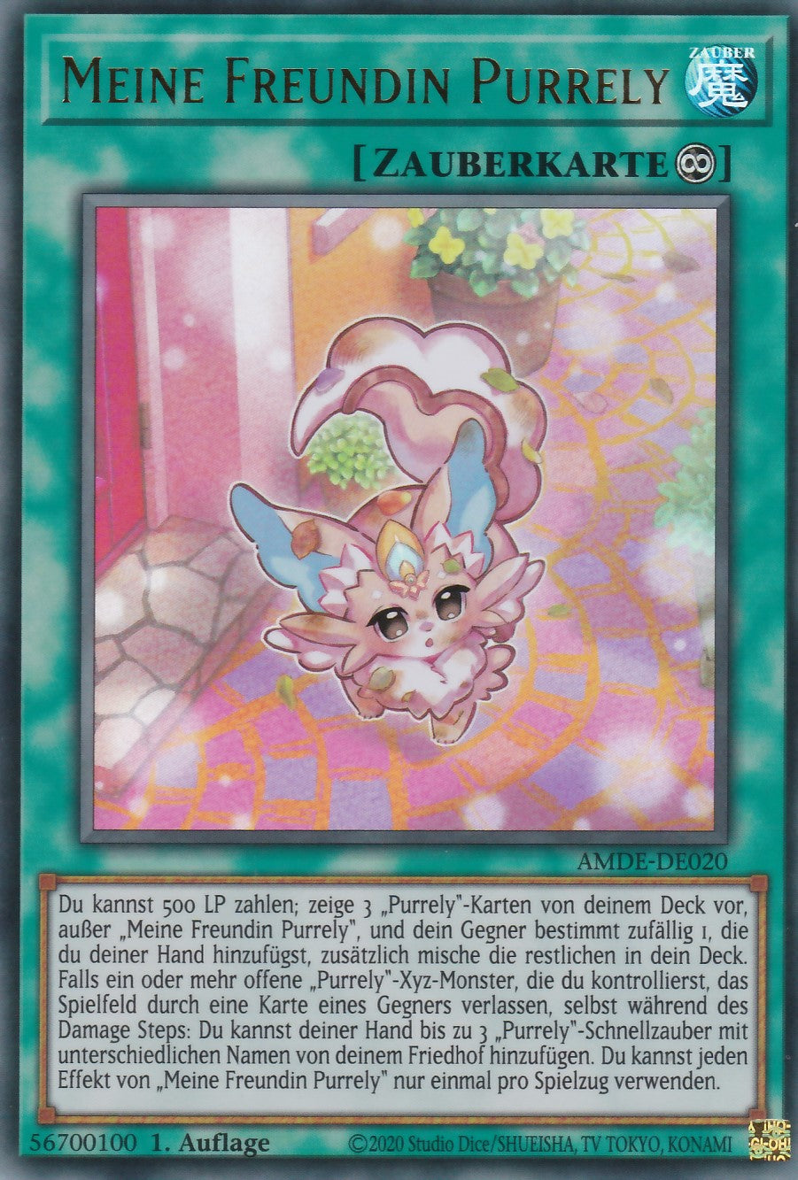 Meine Freundin Purrely - AMDE-DE020 - Ultra Rare - Deutsch - 1. Auflage - Amazing Defenders