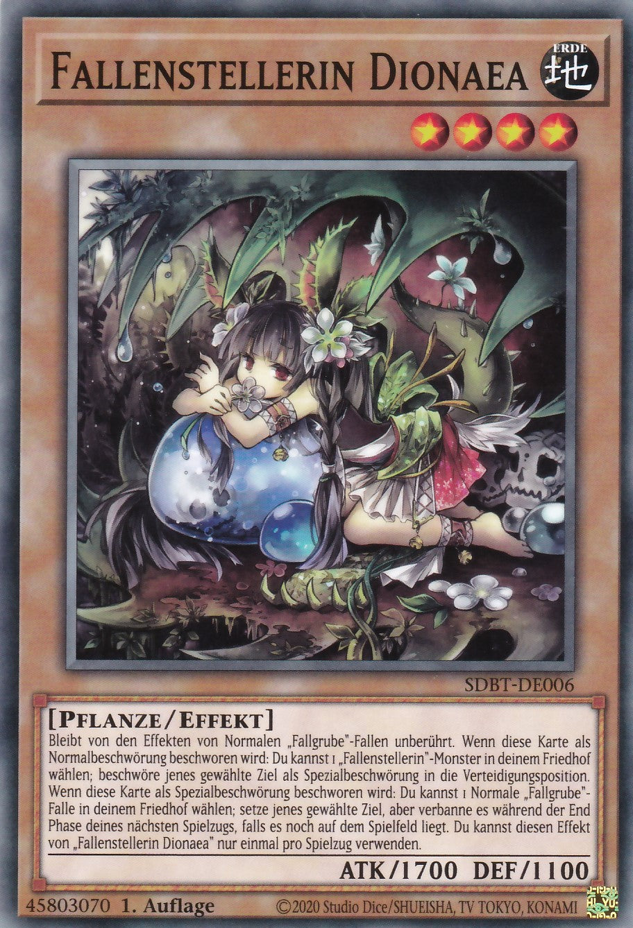 Fallenstellerin Dionaea - SDBT-DE006 - Common - Deutsch - 1. Auflage - Structure Deck: Beware of Traptrix