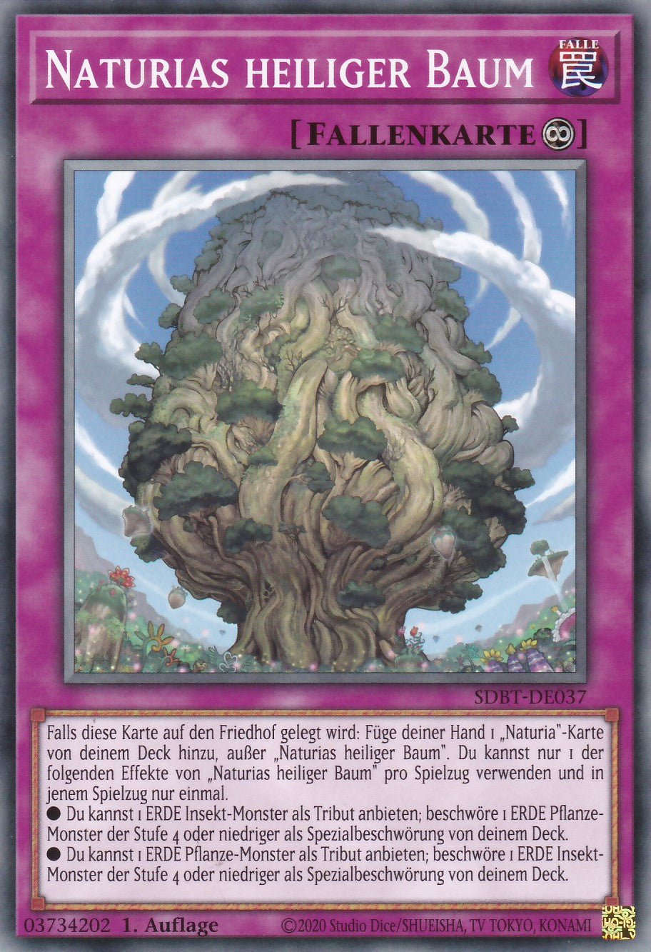 Naturias heiliger Baum - SDBT-DE037 - Common - Deutsch - 1. Auflage - Structure Deck: Beware of Traptrix