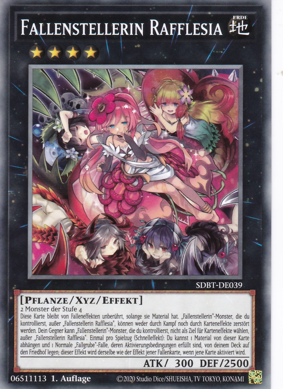 Fallenstellerin Rafflesia - SDBT-DE039 - Common - Deutsch - 1. Auflage - Structure Deck: Beware of Traptrix