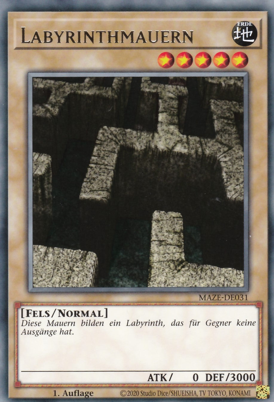 MAZE-DE031 - Labyrinthmauern - Rare - Deutsch - Maze of Memories - 1. Auflage