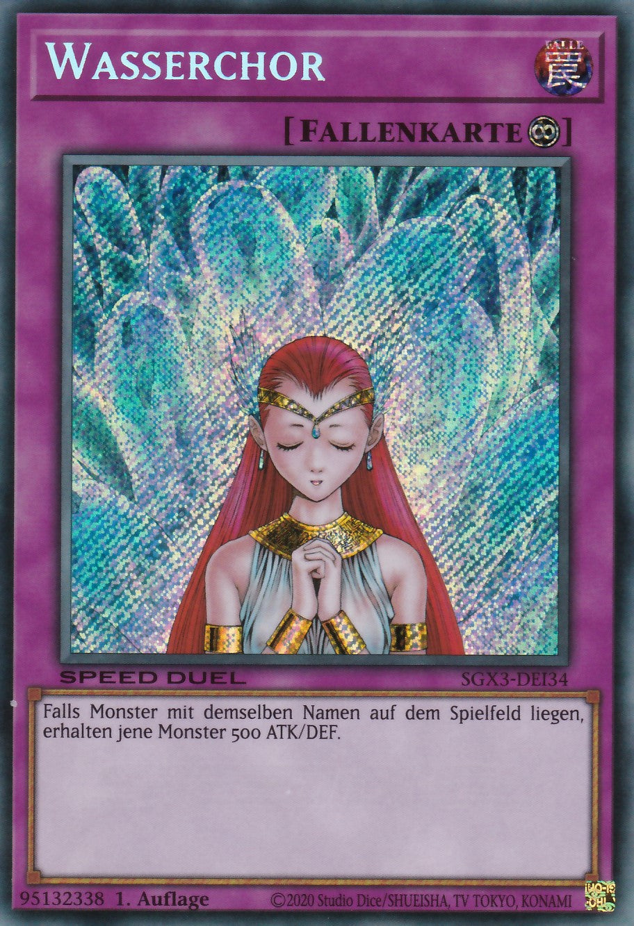 Wasserchor - SGX3-DEI33 - Secret Rare - 1. Auflage - Deutsch - Speed Duel GX: Duelists of Shadows