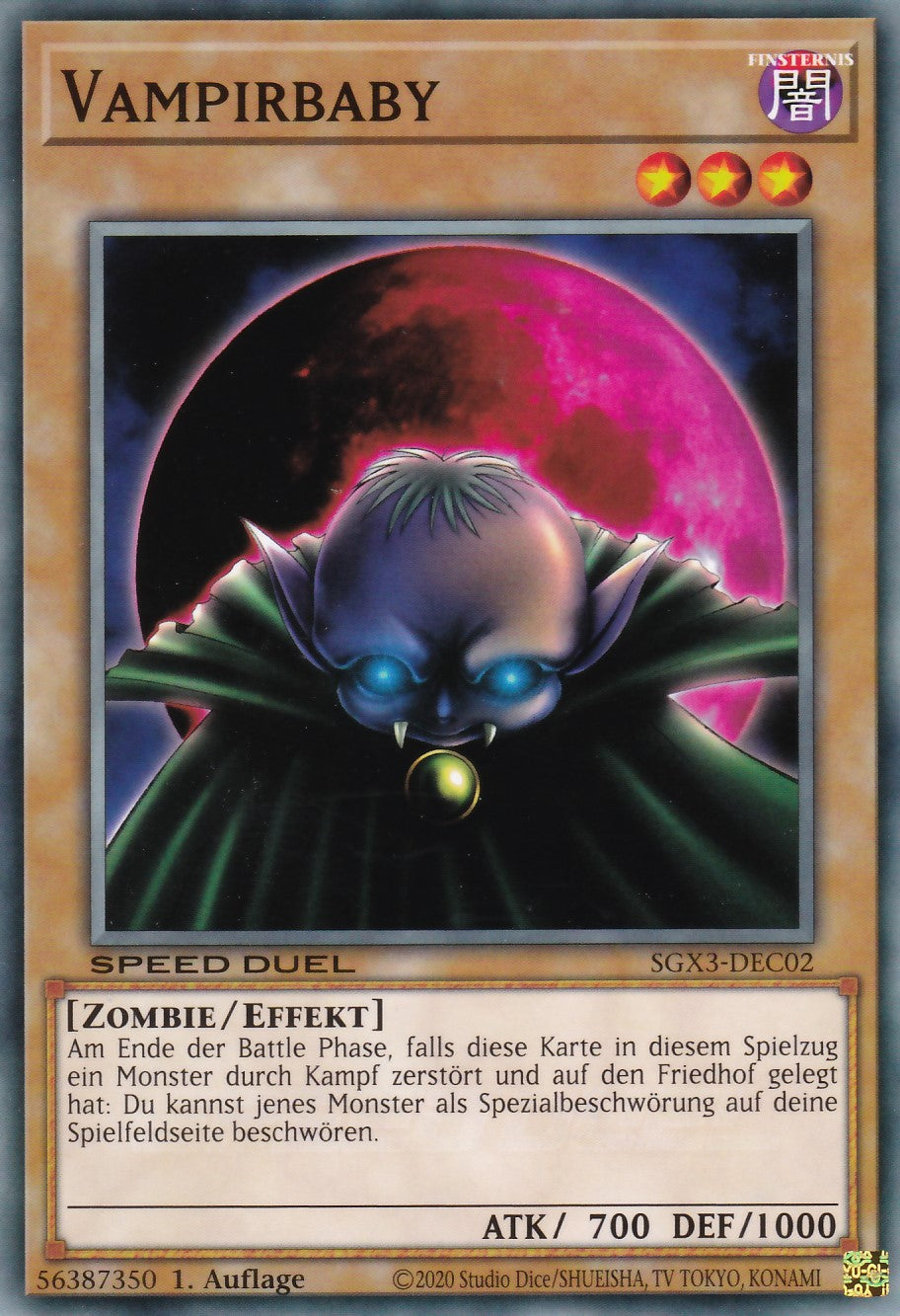 Vampirbaby - SGX3-DEC02 - Common - 1. Auflage - Deutsch - Speed Duel GX: Duelists of Shadows