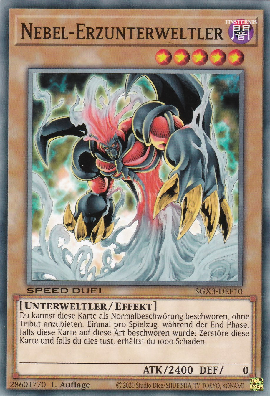 Nebel-Erzunterweltler - SGX3-DEE10 - Common - 1. Auflage - Deutsch - Speed Duel GX: Duelists of Shadows