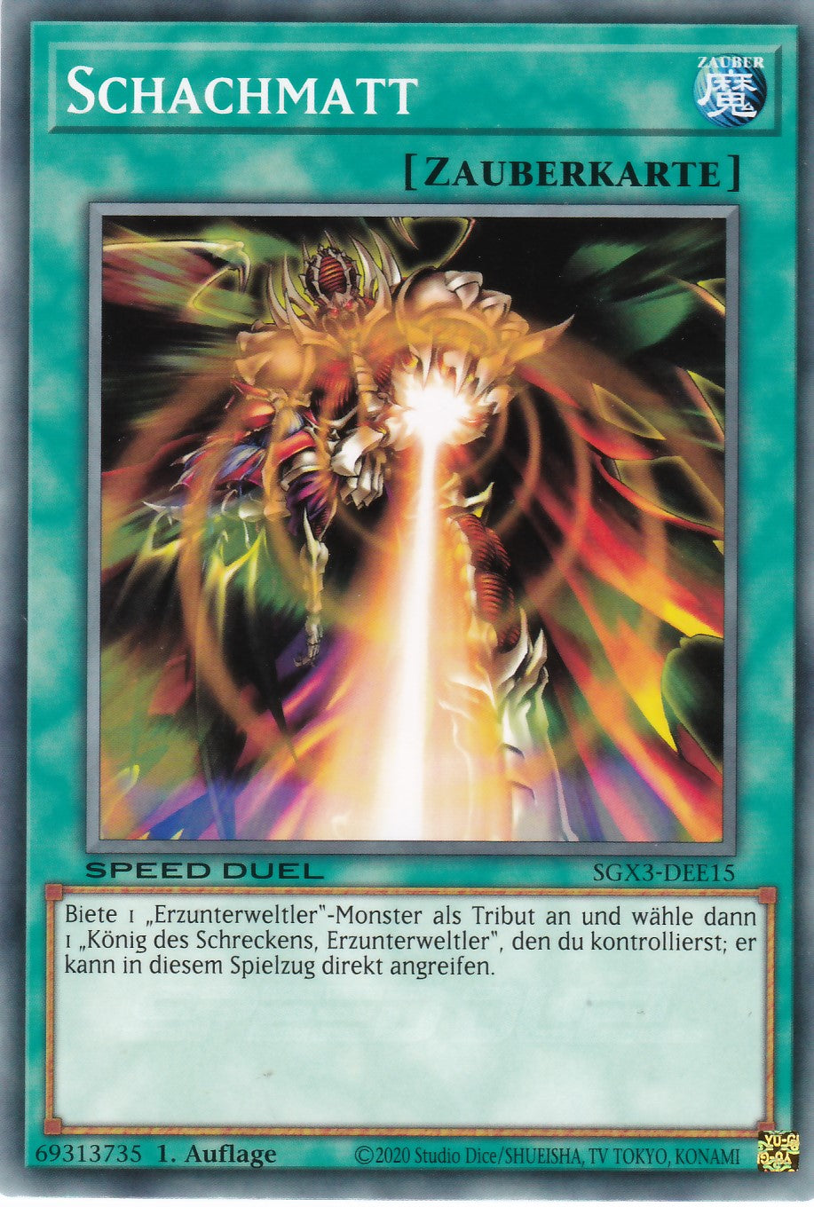 Schachmatt - SGX3-DEE15 - Common - 1. Auflage - Deutsch - Speed Duel GX: Duelists of Shadows