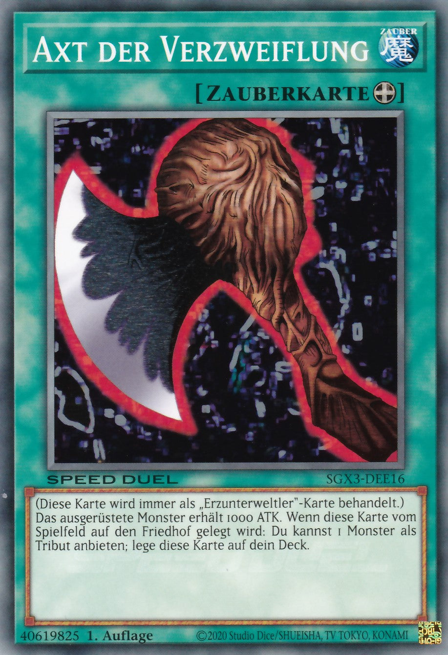 Axt der Verzweiflung - SGX3-DEE16 - Common - 1. Auflage - Deutsch - Speed Duel GX: Duelists of Shadows