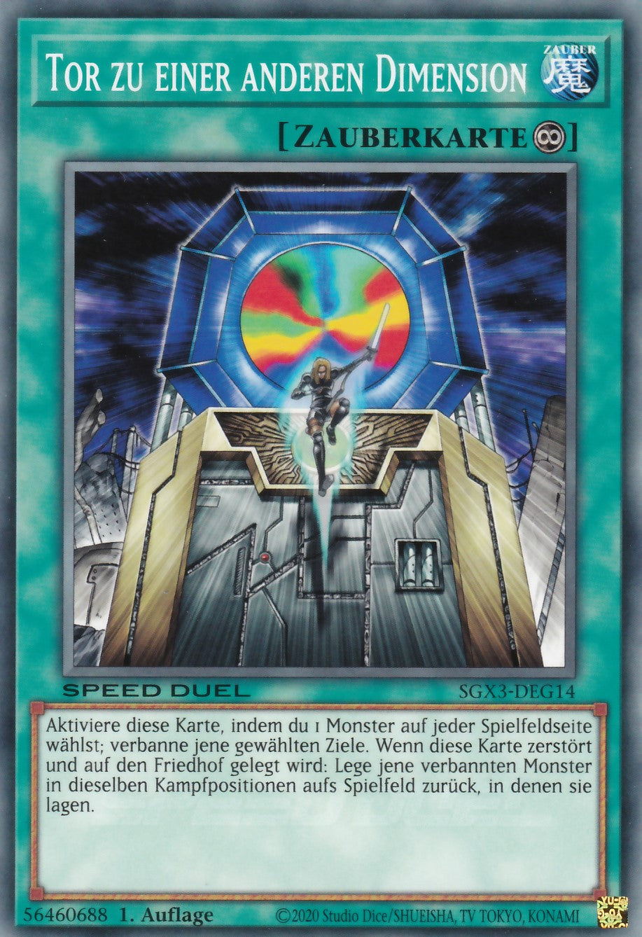Tor zu einer anderen Dimension - SGX3-DEG14 - Common - 1. Auflage - Deutsch - Speed Duel GX: Duelists of Shadows