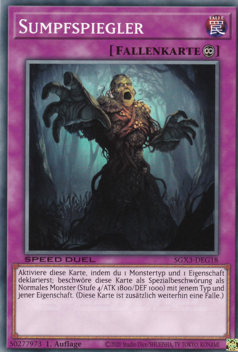Sumpfspiegler - SGX3-DEG18 - Common - 1. Auflage - Deutsch - Speed Duel GX: Duelists of Shadows