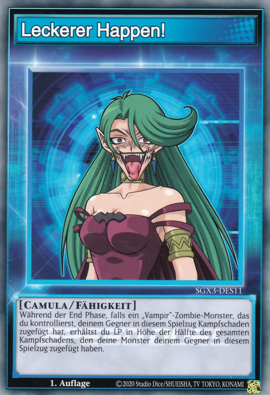 Leckerer Happen! - SGX3-DES11 - Common - 1. Auflage - Deutsch - Speed Duel GX: Duelists of Shadows