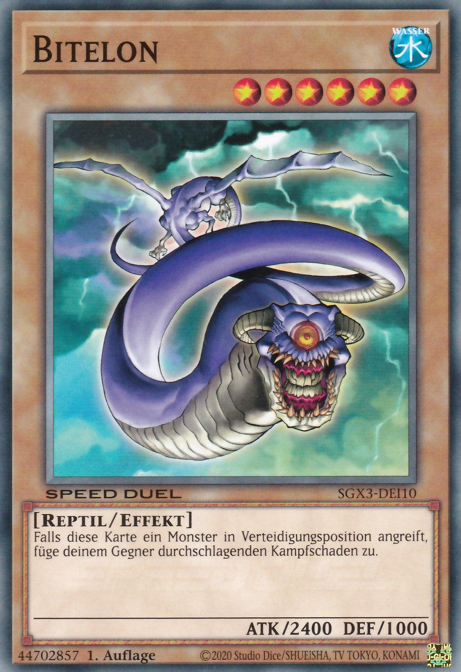 Bitelon - SGX3-DEI10 - Common - 1. Auflage - Deutsch - Speed Duel GX: Duelists of Shadows