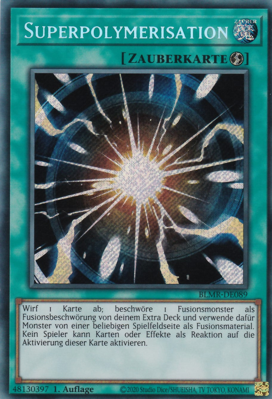 BLMR-DE089 - Superpolymerisation - Secret Rare - Deutsch - Battles of Legend Monstrous Revenge