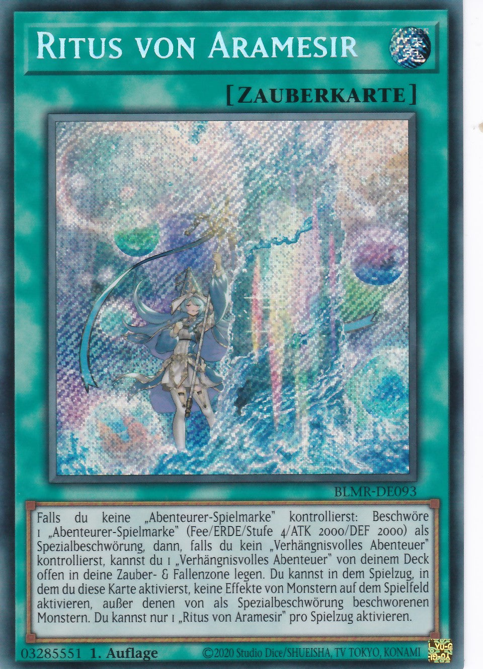 BLMR-DE093 - Ritus von Aramesir - Secret Rare - Deutsch - Battles of Legend Monstrous Revenge