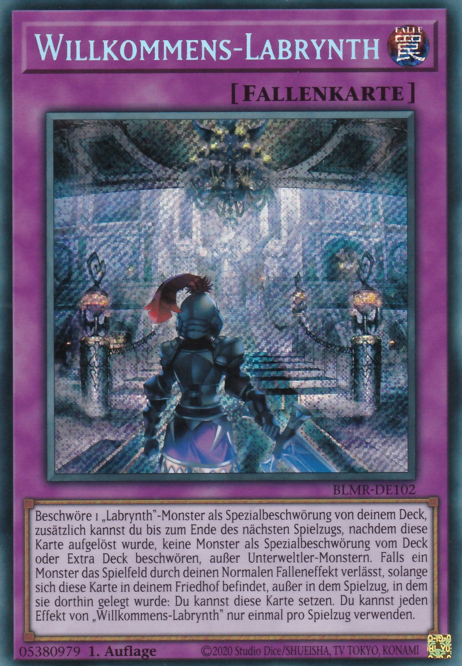 BLMR-DE102 - Willkommens-Labrynth - Secret Rare - Deutsch - Battles of Legend Monstrous Revenge