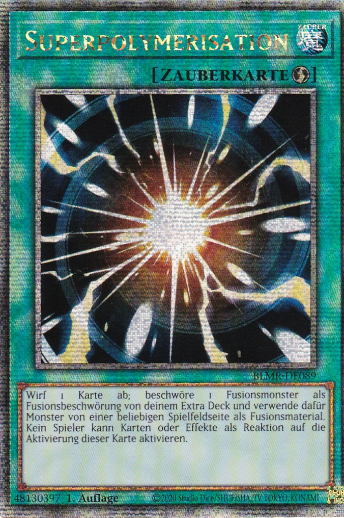 BLMR-DE089 - Superpolymerisation - Quarter Century Secret Rare - Deutsch - Battles of Legend Monstrous Revenge