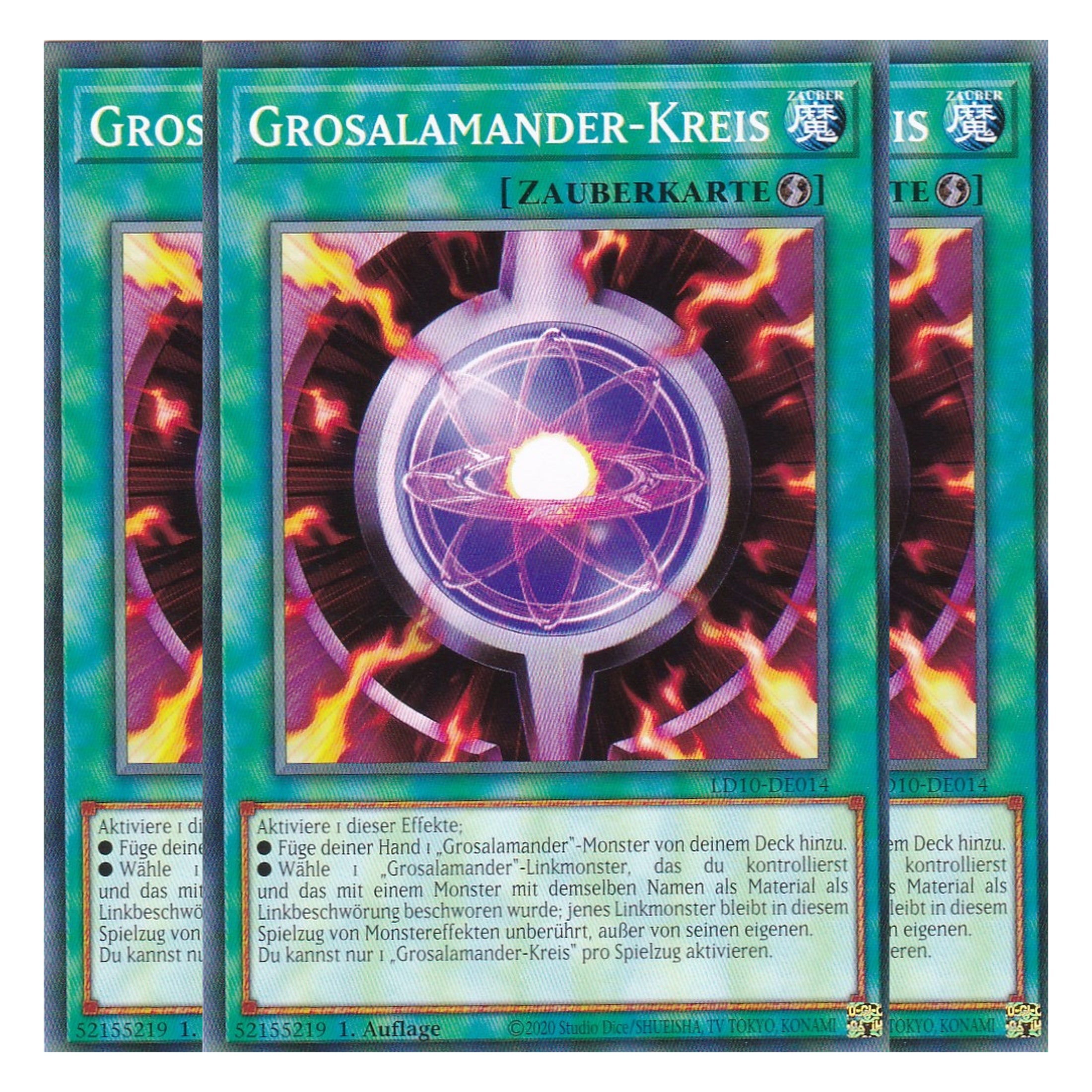 Grosalamander-Kreis - LD10-DE014 - Common - Deutsch - 1. Auflage - Legendary Duelists: Soulburning Volcano - Playset (3 Kopien)