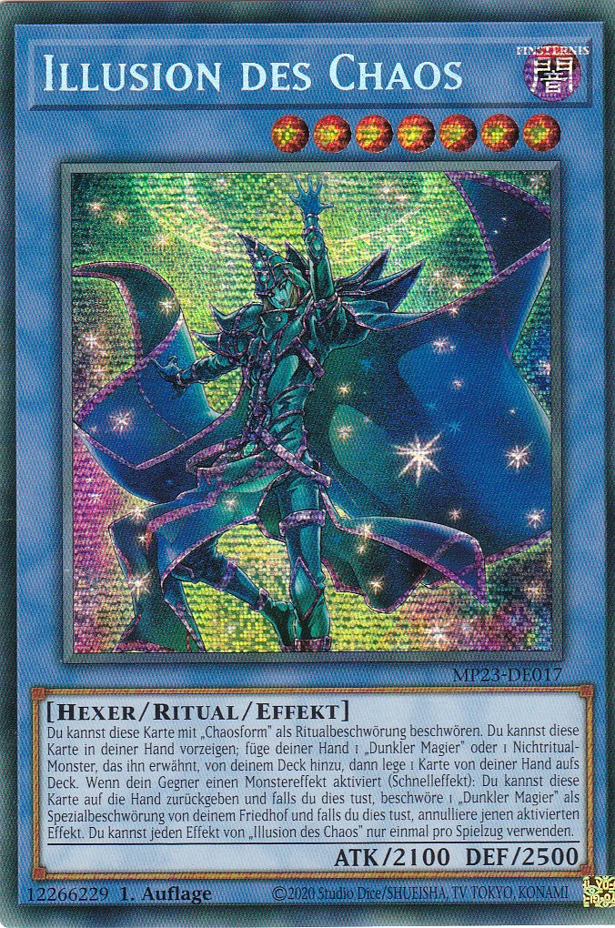 Illusion des Chaos - MP23-DE017 - Secret Rare - 1. Auflage - Deutsch - 25th Anniversary Tin: Dueling Heroes