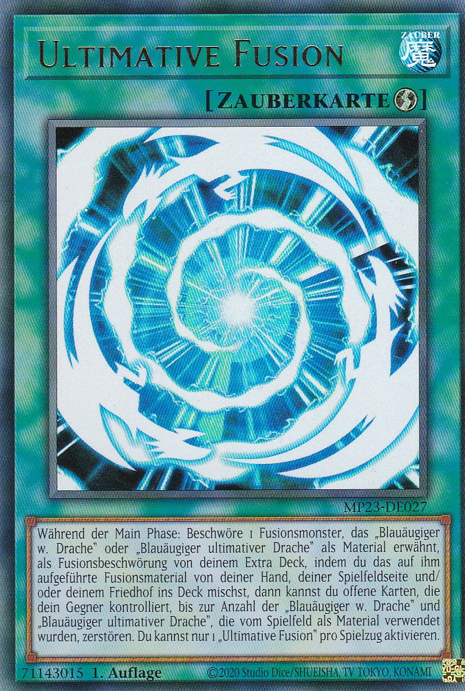 Ultimative Fusion - MP23-DE027 - Ultra Rare - 1. Auflage - Deutsch - 25th Anniversary Tin: Dueling Heroes