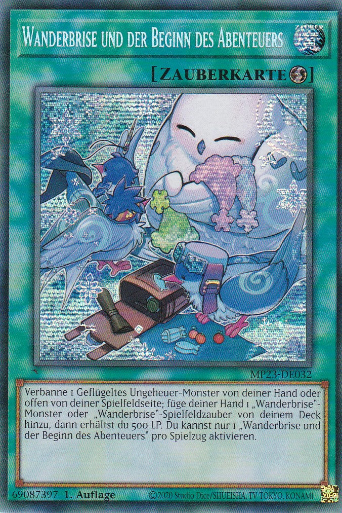 Wanderbrise und der Beginn des Abenteuers - MP23-DE032 - Secret Rare - 1. Auflage - Deutsch - 25th Anniversary Tin: Dueling Heroes