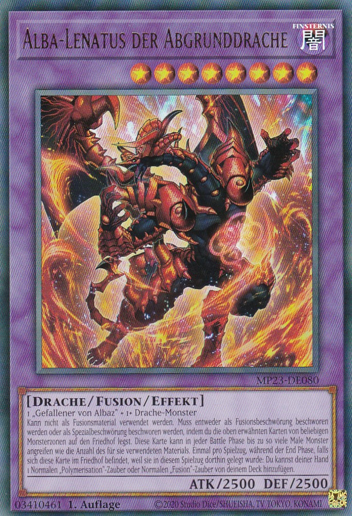 Alba-Lenatus der Abgrunddrache - MP23-DE080 - Ultra Rare - 1. Auflage - Deutsch - 25th Anniversary Tin: Dueling Heroes