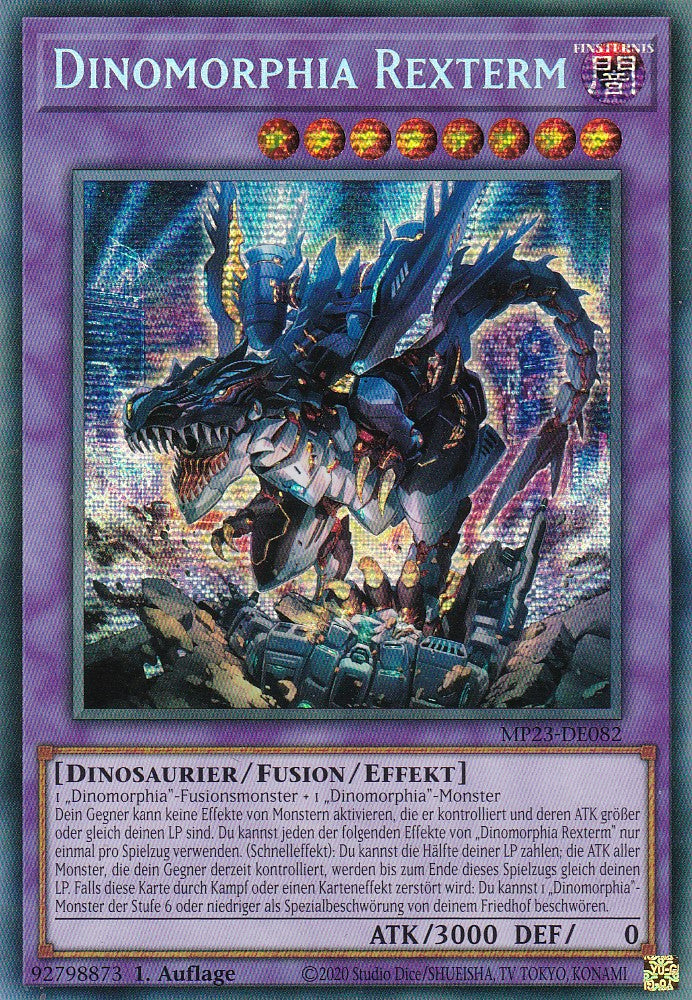 Dinomorphia Rexterm - MP23-DE082 - Secret Rare - 1. Auflage - Deutsch - 25th Anniversary Tin: Dueling Heroes