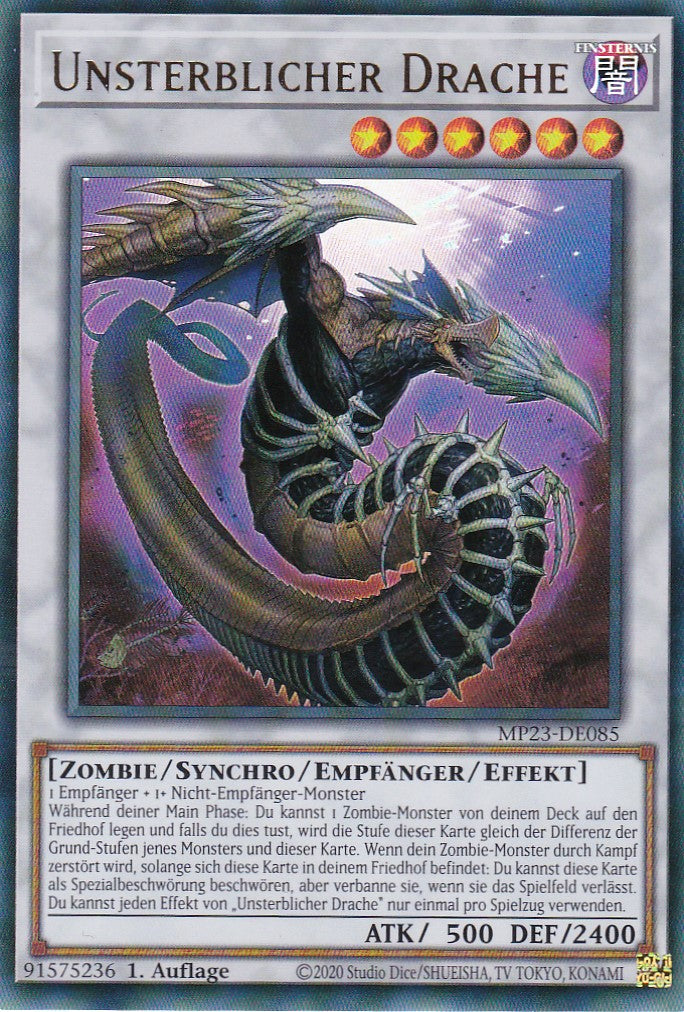 Unsterblicher Drache - MP23-DE085 - Ultra Rare - 1. Auflage - Deutsch - 25th Anniversary Tin: Dueling Heroes