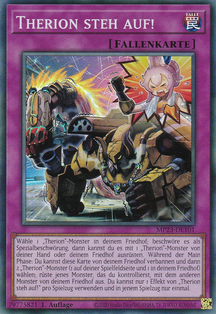 Therion steh auf! - MP23-DE101 - Super Rare - 1. Auflage - Deutsch - 25th Anniversary Tin: Dueling Heroes