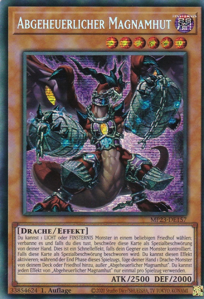 Abgeheuerlicher Magnamhut - MP23-DE157 - Secret Rare - 1. Auflage - Deutsch - 25th Anniversary Tin: Dueling Heroes