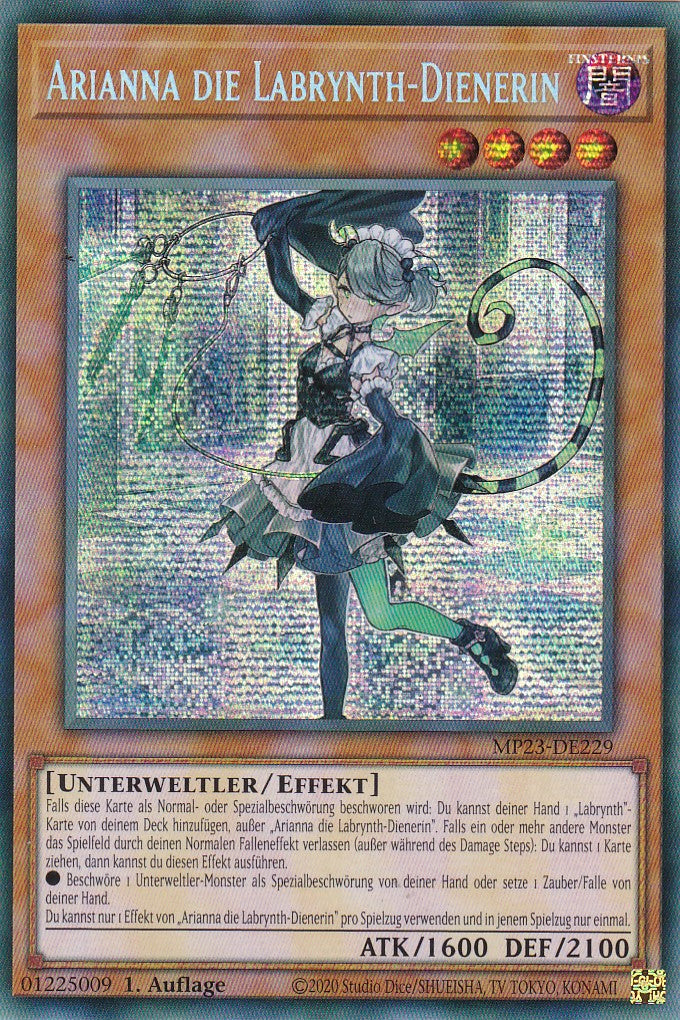 Arianna die Labrynth-Dienerin - MP23-DE229 - Secret Rare - 1. Auflage - Deutsch - 25th Anniversary Tin: Dueling Heroes