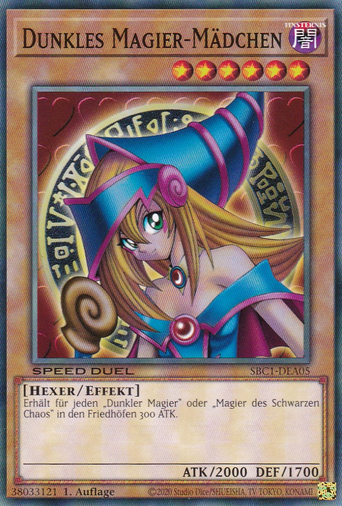 Dunkles Magier-Mädchen - SBC1-DEA05 - Common - 1. Auflage - Deutsch - Speed Duel: Streets of Battle City