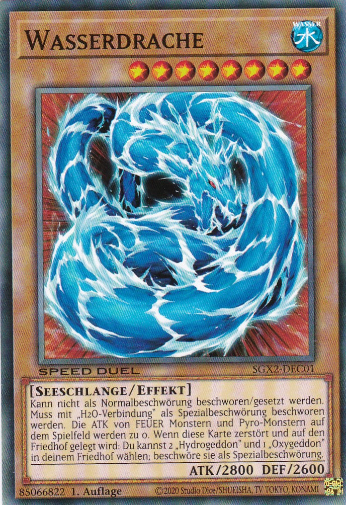 Wasserdrache - SGX2-DEC01 - Common - Deutsch - 1. Auflage - Speed Duel GX: Midterm Paradox