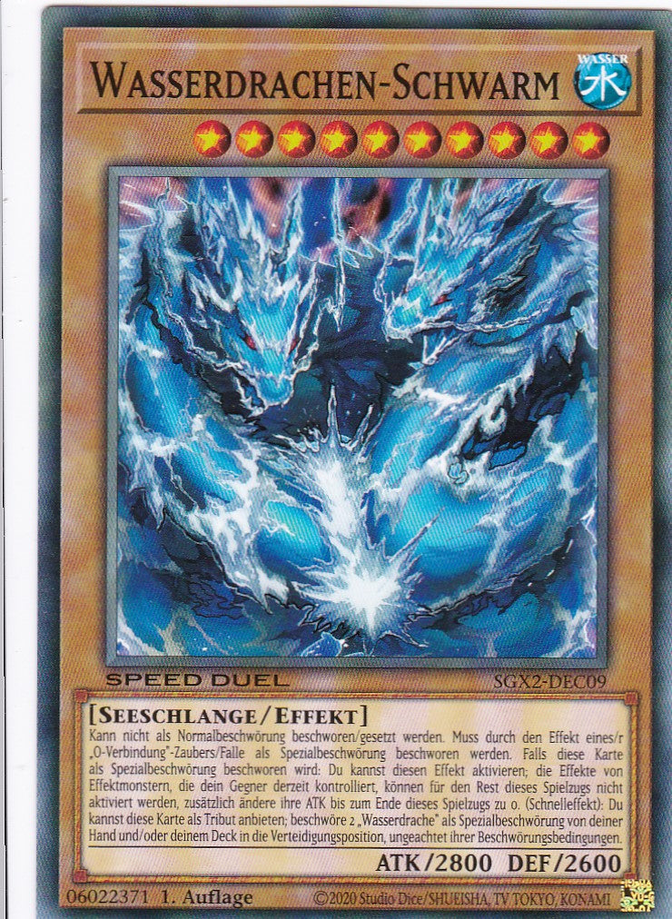 Wasserdrachen-Schwarm - SGX2-DEC09 - Common - Deutsch - 1. Auflage - Speed Duel GX: Midterm Paradox