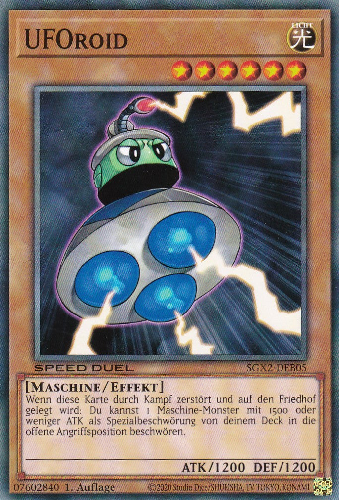 UFOroid - SGX2-DEB05 - Common - Deutsch - 1. Auflage - Speed Duel GX: Midterm Paradox