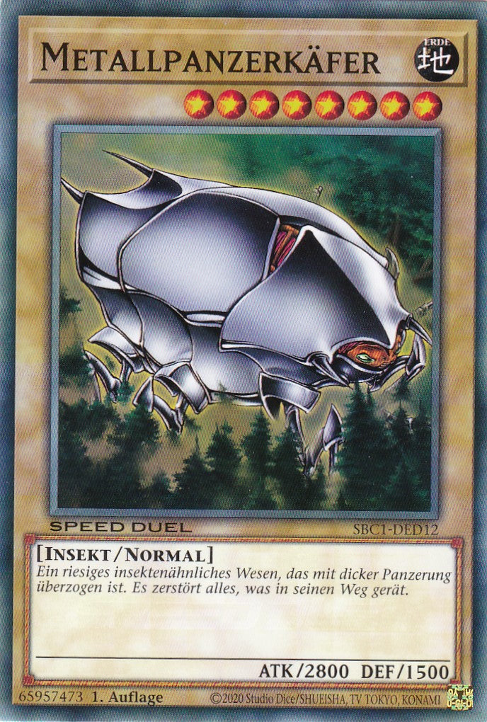 Metallpanzerkäfer - SBC1-DED12 - Common - 1. Auflage - Deutsch - Speed Duel: Streets of Battle City