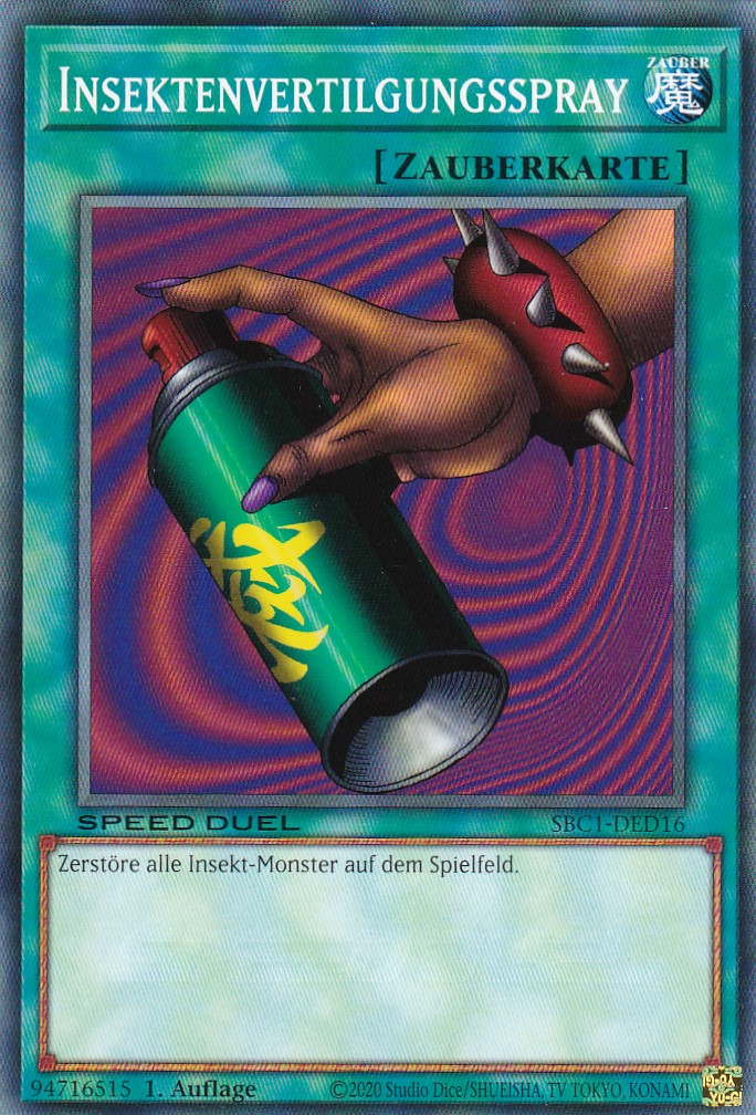 Insektenvertilgungsspray - SBC1-DED16 - Common - 1. Auflage - Deutsch - Speed Duel: Streets of Battle City