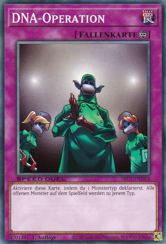 DNA-Operation - SBC1-DED18 - Common - 1. Auflage - Deutsch - Speed Duel: Streets of Battle City