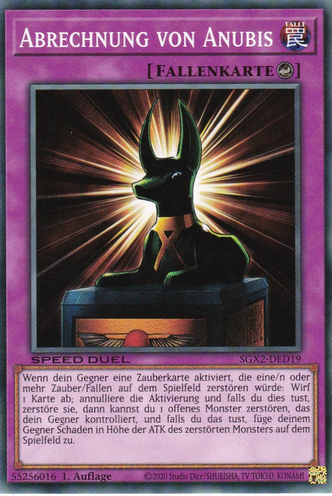 Abrechnung von Anubis - SGX2-DED19 - Common - Deutsch - 1. Auflage - Speed Duel GX: Midterm Paradox