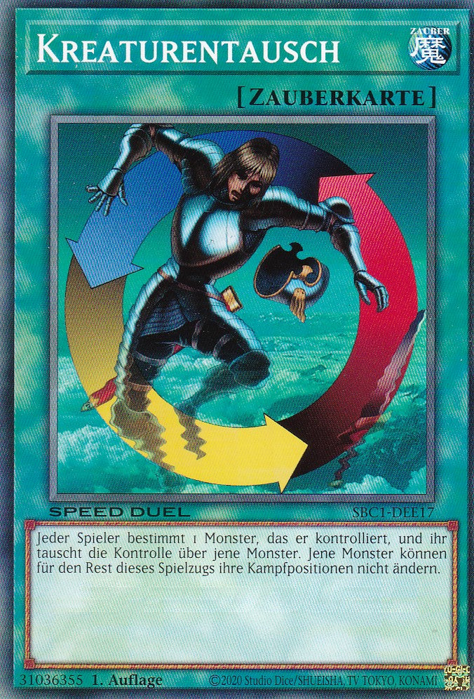 Kreaturentausch - SBC1-DEE17 - Common - 1. Auflage - Deutsch - Speed Duel: Streets of Battle City