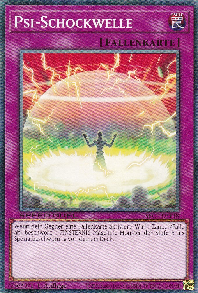 Psi-Schockwelle - SBC1-DEE18 - Common - 1. Auflage - Deutsch - Speed Duel: Streets of Battle City