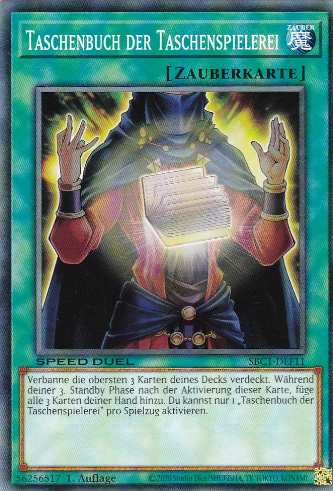 Taschenbuch der Taschenspielerei - SBC1-DEF11 - Common - 1. Auflage - Deutsch - Speed Duel: Streets of Battle City