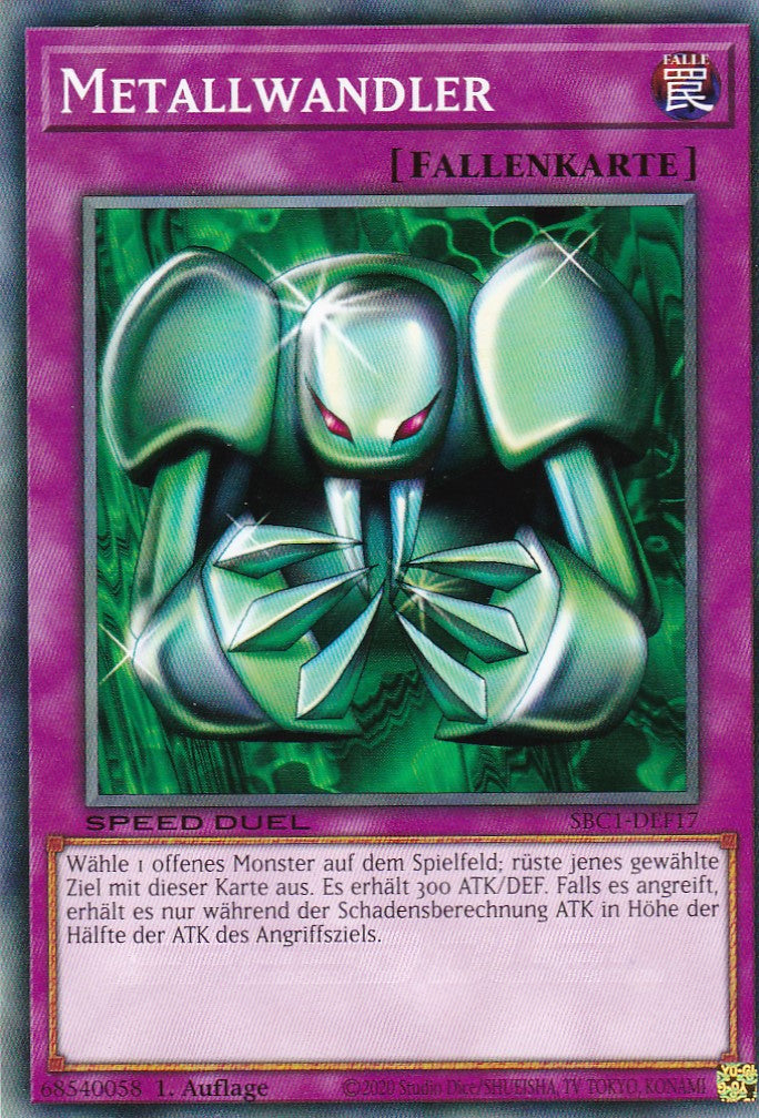 Metallwandler - SBC1-DEF17 - Common - 1. Auflage - Deutsch - Speed Duel: Streets of Battle City