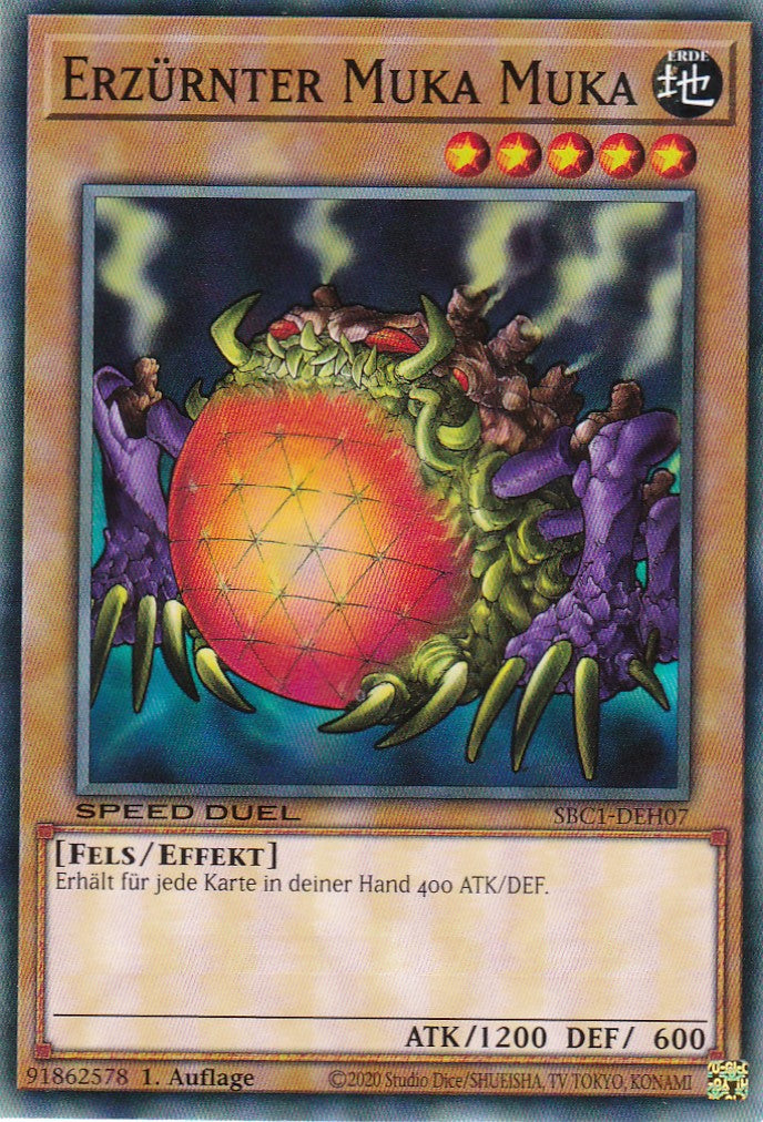 Erzürnter Muka Muka - SBC1-DEH07 - Common - 1. Auflage - Deutsch - Speed Duel: Streets of Battle City