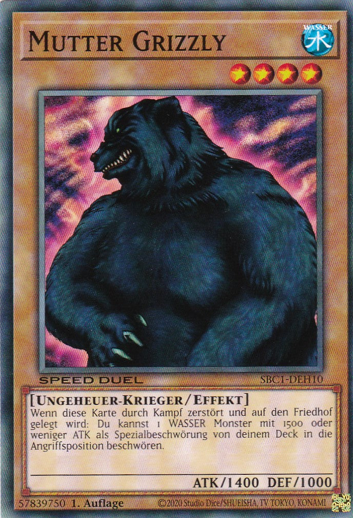 Mutter Grizzly - SBC1-DEH10 - Common - 1. Auflage - Deutsch - Speed Duel: Streets of Battle City