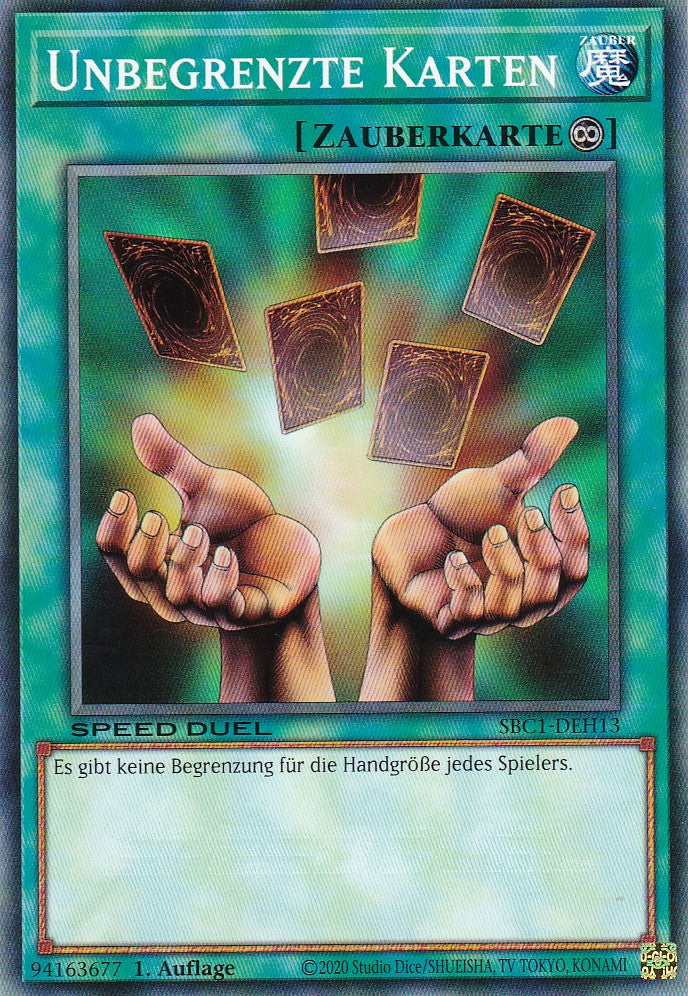 Unbegrenzte Karten - SBC1-DEH13 - Common - 1. Auflage - Deutsch - Speed Duel: Streets of Battle City