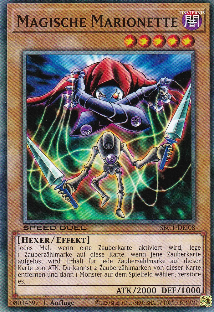 Magische Marionette - SBC1-DEI08 - Common - 1. Auflage - Deutsch - Speed Duel: Streets of Battle City