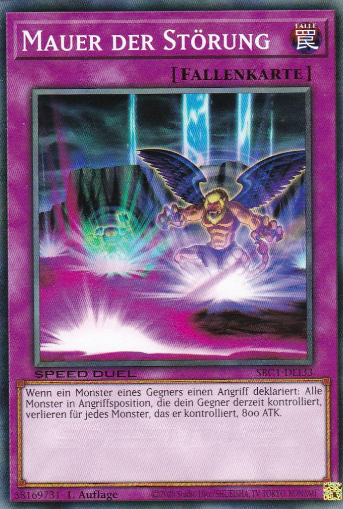 Mauer der Störung - SBC1-DEI33 - Common - 1. Auflage - Deutsch - Speed Duel: Streets of Battle City
