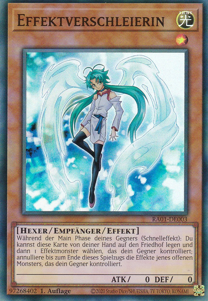 Effektverschleierin - RA01-DE003 - Super Rare - 1. Auflage - Deutsch - Einzelkarten aus: 25th Anniversary Rarity Collection