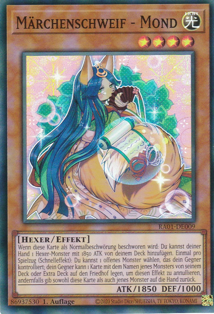 Märchenschweif - Mond - RA01-DE009 - Super Rare - 1. Auflage - Deutsch - Einzelkarten aus: 25th Anniversary Rarity Collection